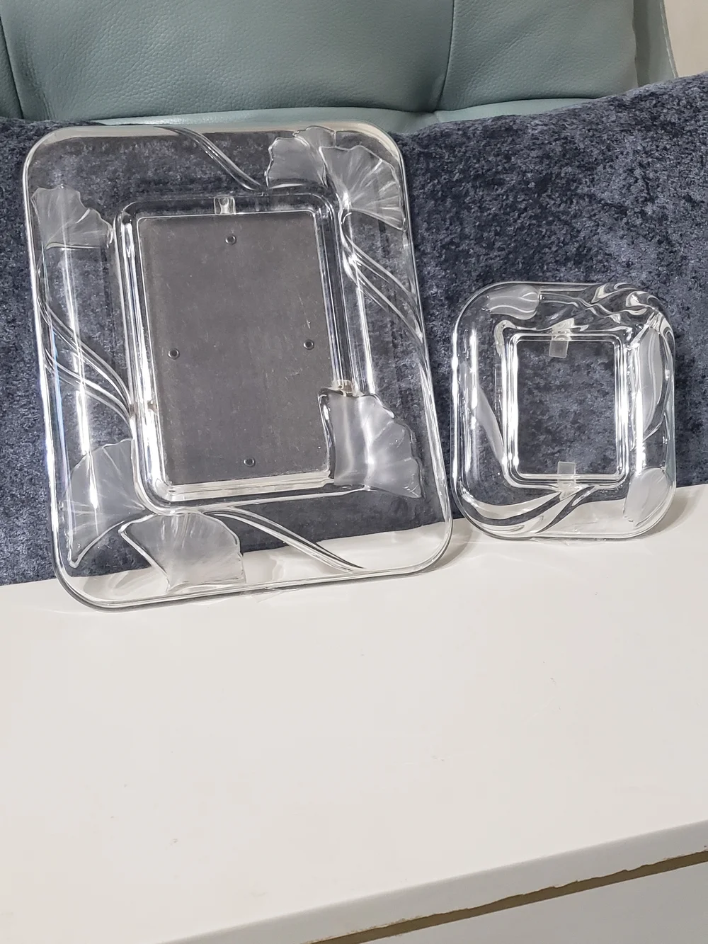 Mikasa Clear Floral-Accent Picture Frames Set